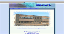 Desktop Screenshot of mondoplast.it